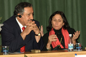 Yael Dayan e Mussa Odeh Yael Dayan e Mussa Odeh
