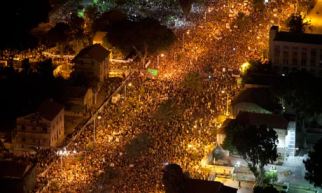 300.000 nas ruas de Tel Aviv