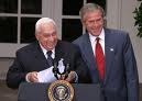 Bush e Sharon na Casa Branca