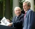 Ariel Sharon & George W. Bush