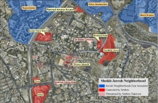 Sheikh Jarrah - mapa
