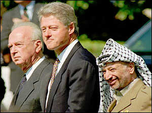 rabin + clinton + arafat