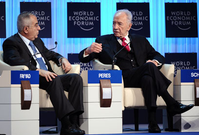 Primeiro-ministro palestino e Presidente de Israel dialogam em Davos, Suiça