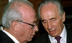 Yitzhak Rabin e Shimon Peres