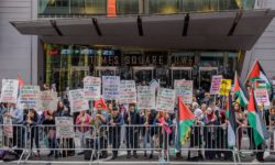 Manifestação contra Israel no centro de New York - 06|2019